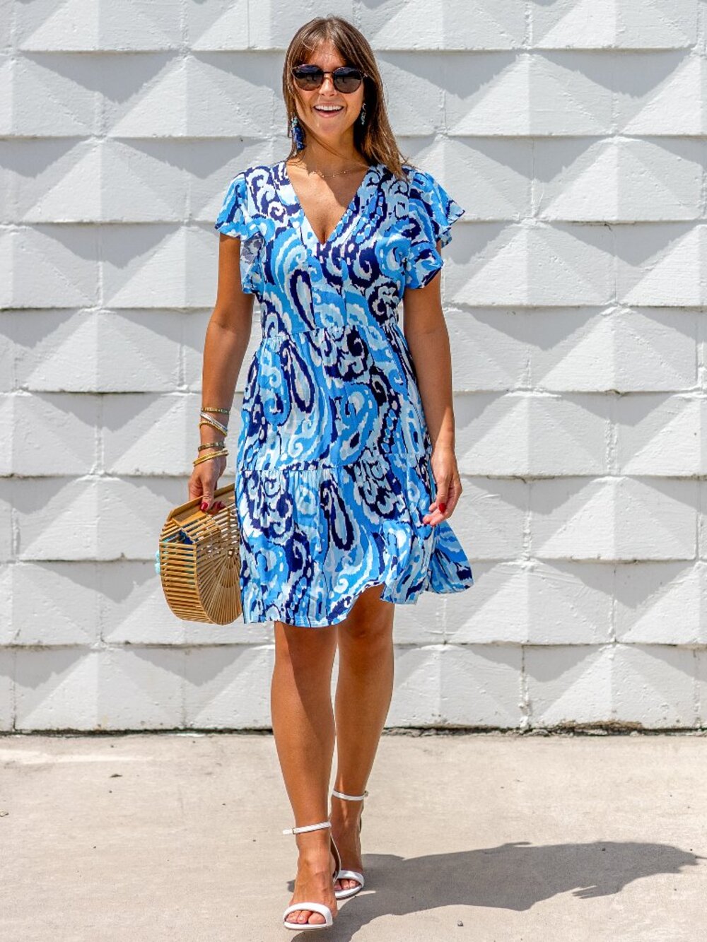 La Mer Luxe Best-Seller Brooke Dress- Ice Blue Mali